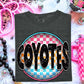 Coyotes Neon Circle Mascots-Lovie T Designs