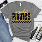 Crandall Pirates Black Ath Gold Grunge-Lovie T Designs