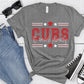 Cubs St. Amant Primary White Red All Stars-Lovie T Designs