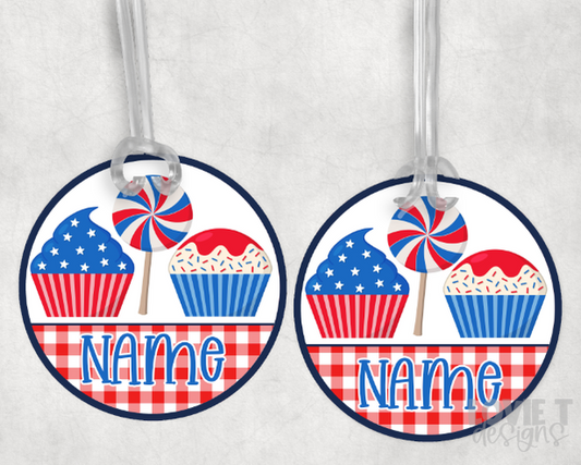 Cupcake Bag Tag-Lovie T Designs