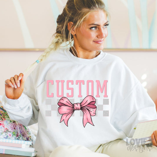 Custom Bow-Lovie T Designs