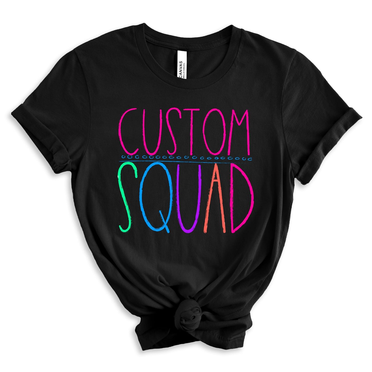 Custom Chalkboard Squad without Flowers-Lovie T Designs