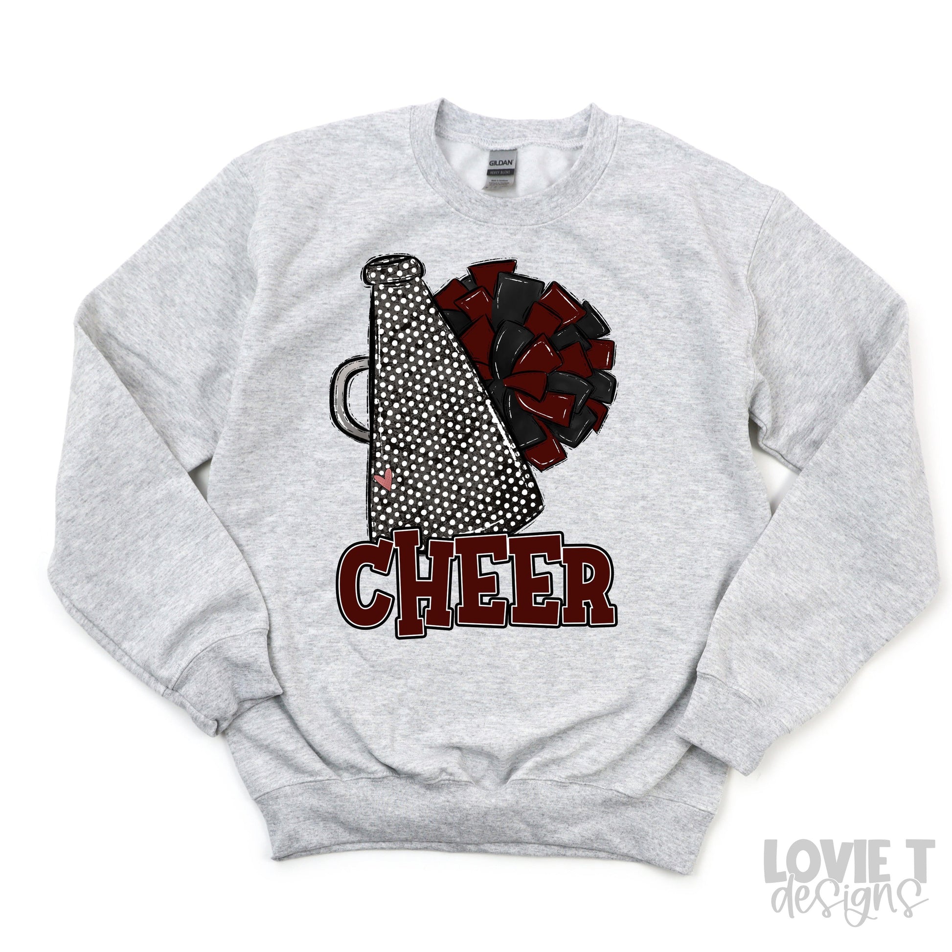 Custom Cheer Poms and Megaphones-Lovie T Designs