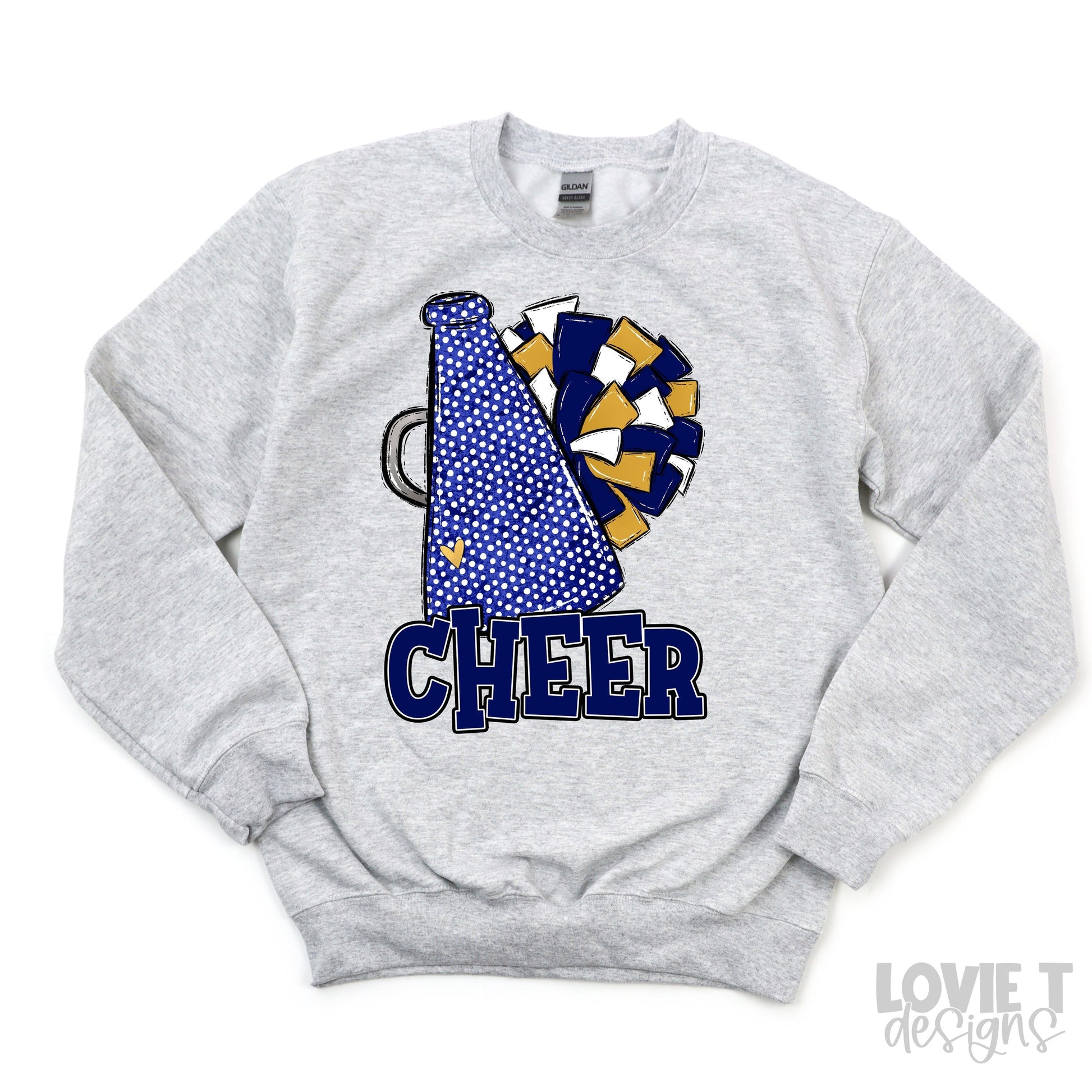 Custom Cheer Poms and Megaphones-Lovie T Designs