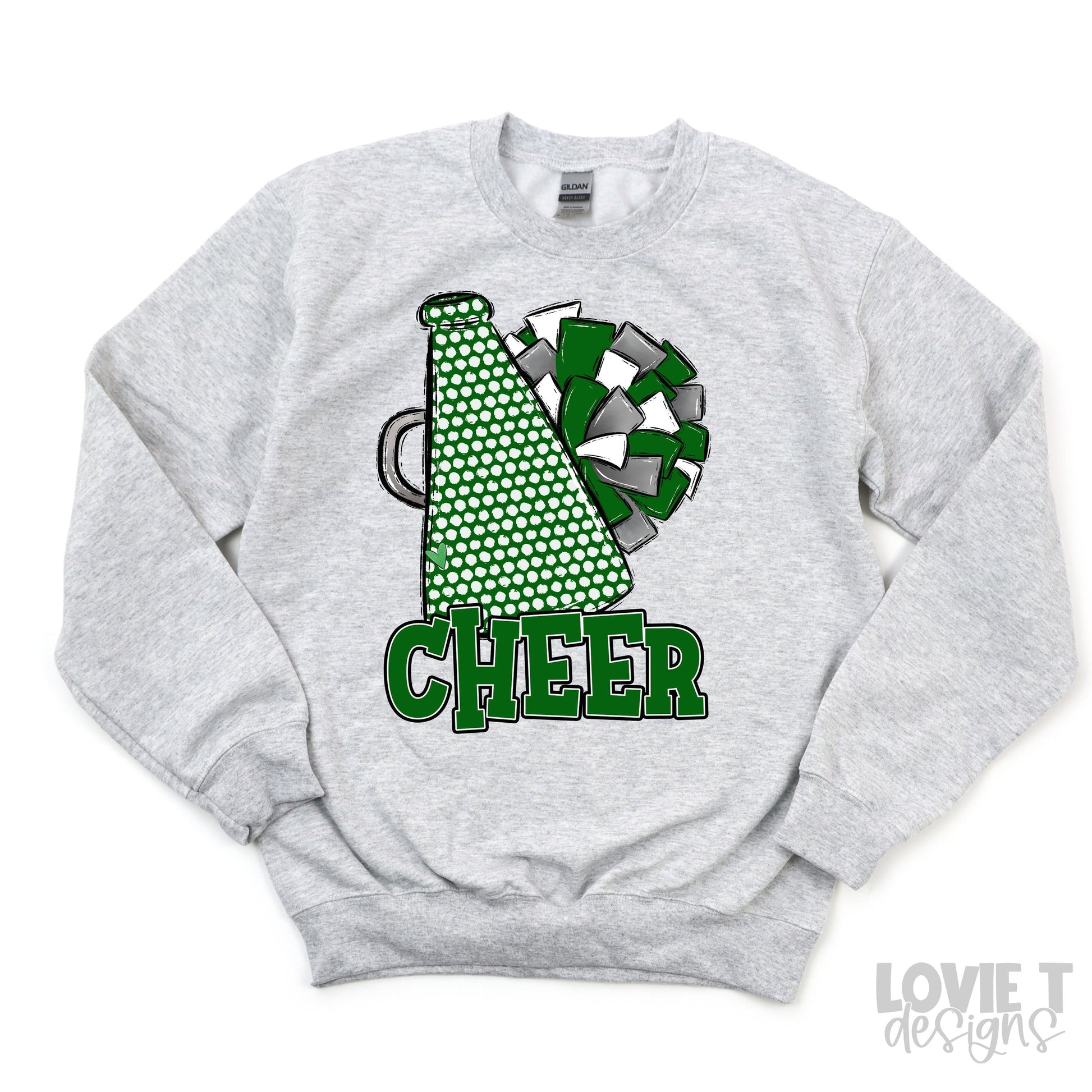 Custom Cheer Poms and Megaphones-Lovie T Designs