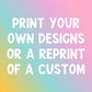 Custom Ready to Print DTF Transfer-Lovie T Designs