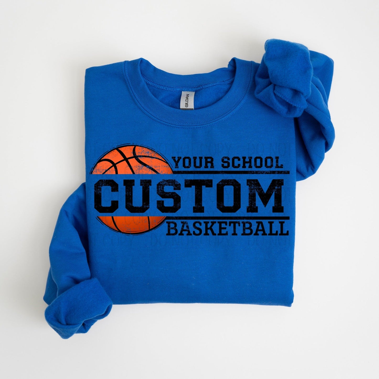 Custom Split Basketball - Digital Download-[DTF Transfer]-Lovie T Designs