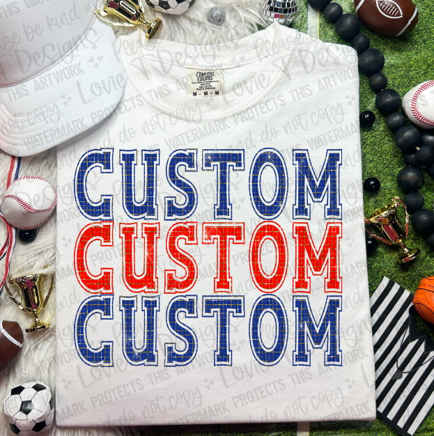 Customizable Faux Glitter Baseball with Bow - Digital Download