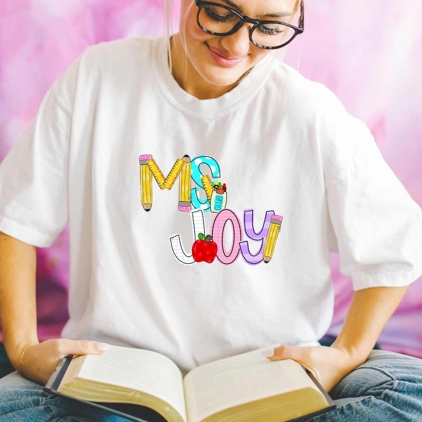 Customizable Teacher Alpha-Lovie T Designs