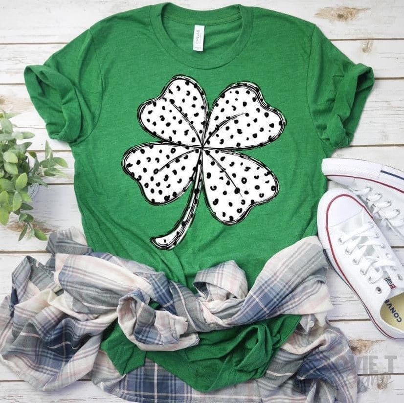 Dalmatian Clover-Lovie T Designs