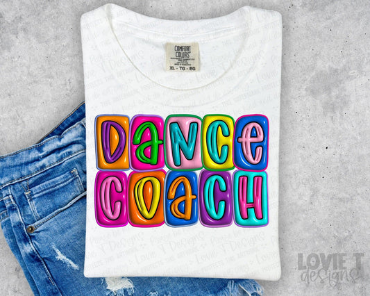 Dance Coach Bright Faux Inflatable