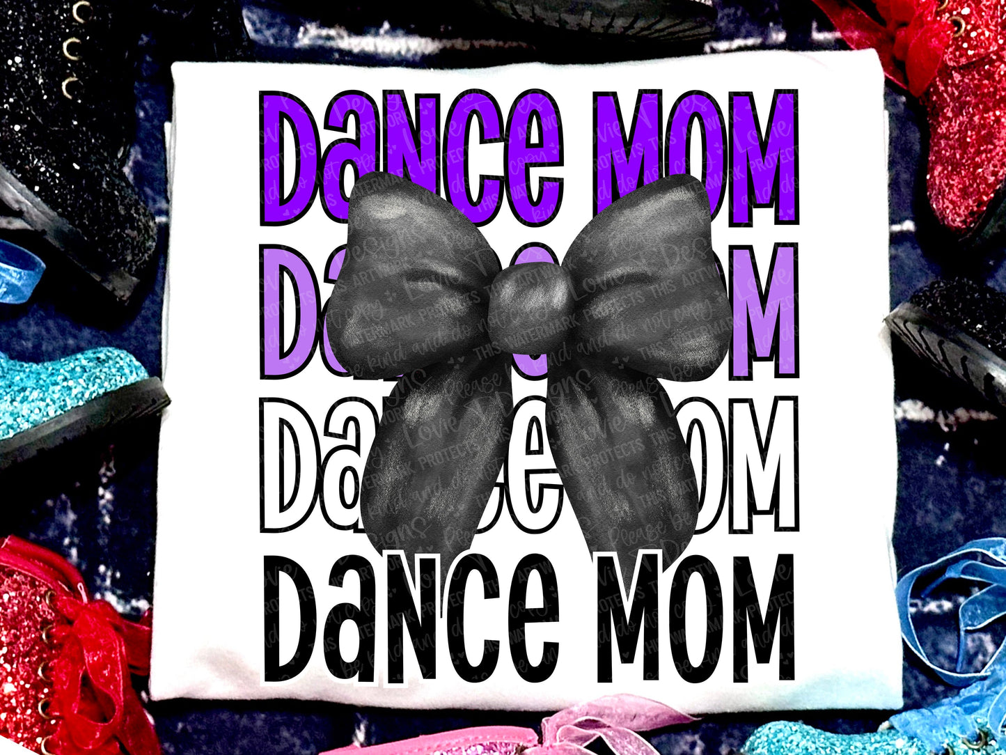 Dance Mom Faux Purple-Lovie T Designs