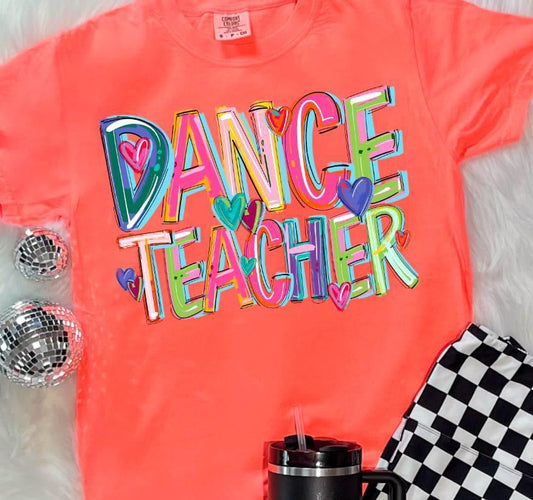 Dance Teacher Cheery Bright-Lovie T Designs