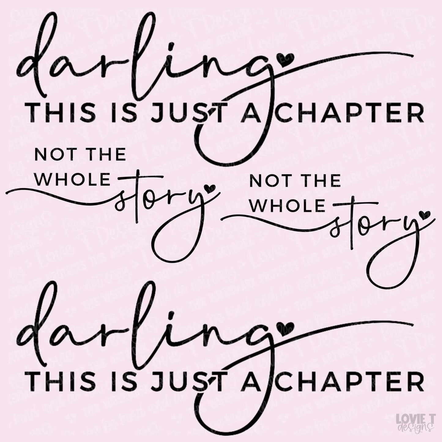 Darling It’s Just A Chapter