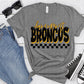 Davenport Broncos Gold Black Grunge-Lovie T Designs