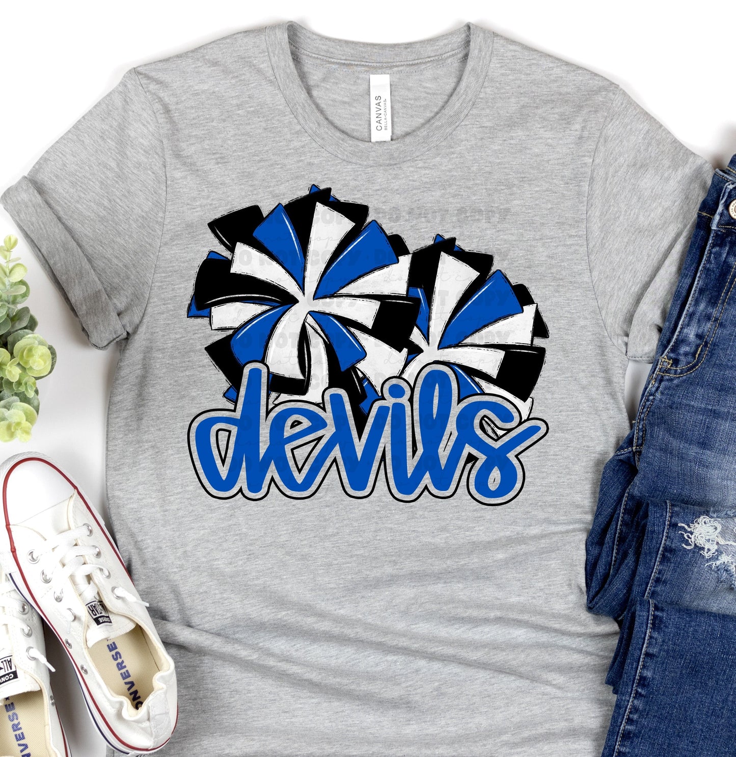 Devils Royal Poms-Lovie T Designs