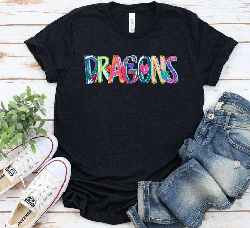 Dragons Cheery Bright-Lovie T Designs