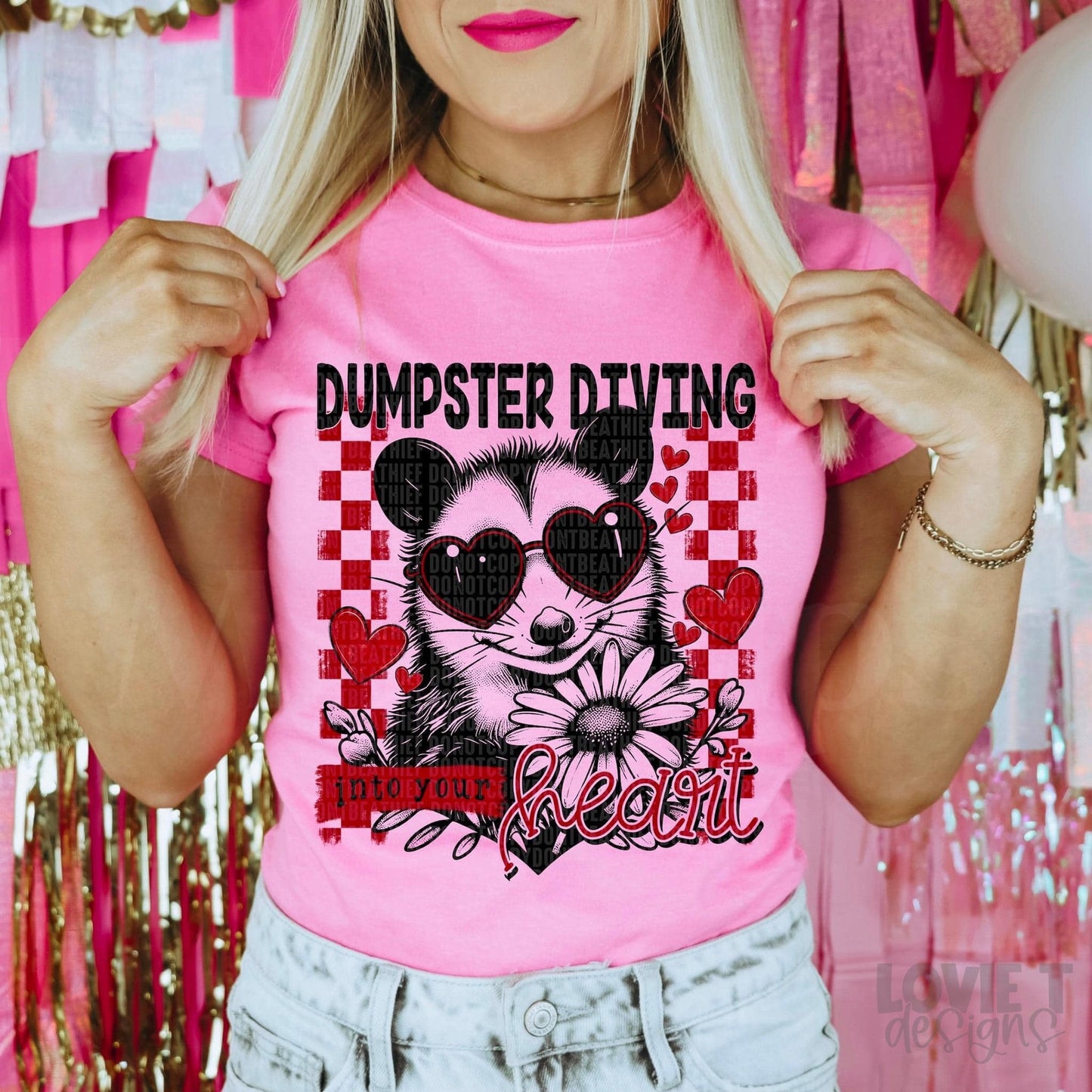 Dumpster Diving Into Your Heart-Lovie T Designs