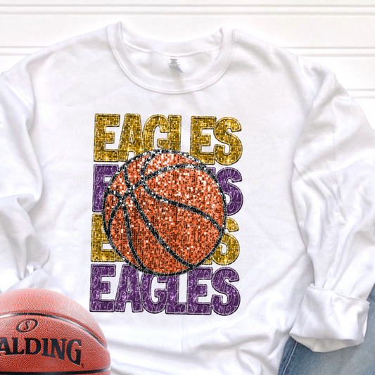 Eagles Gold Purple