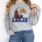 Eagles Blue Sequin-Lovie T Designs