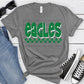 Eagles Kelly Green White Grunge-Lovie T Designs