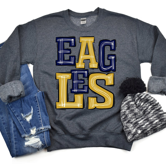 Eagles Navy and Gold