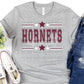 East Central Hornets Maroon White All Stars-Lovie T Designs