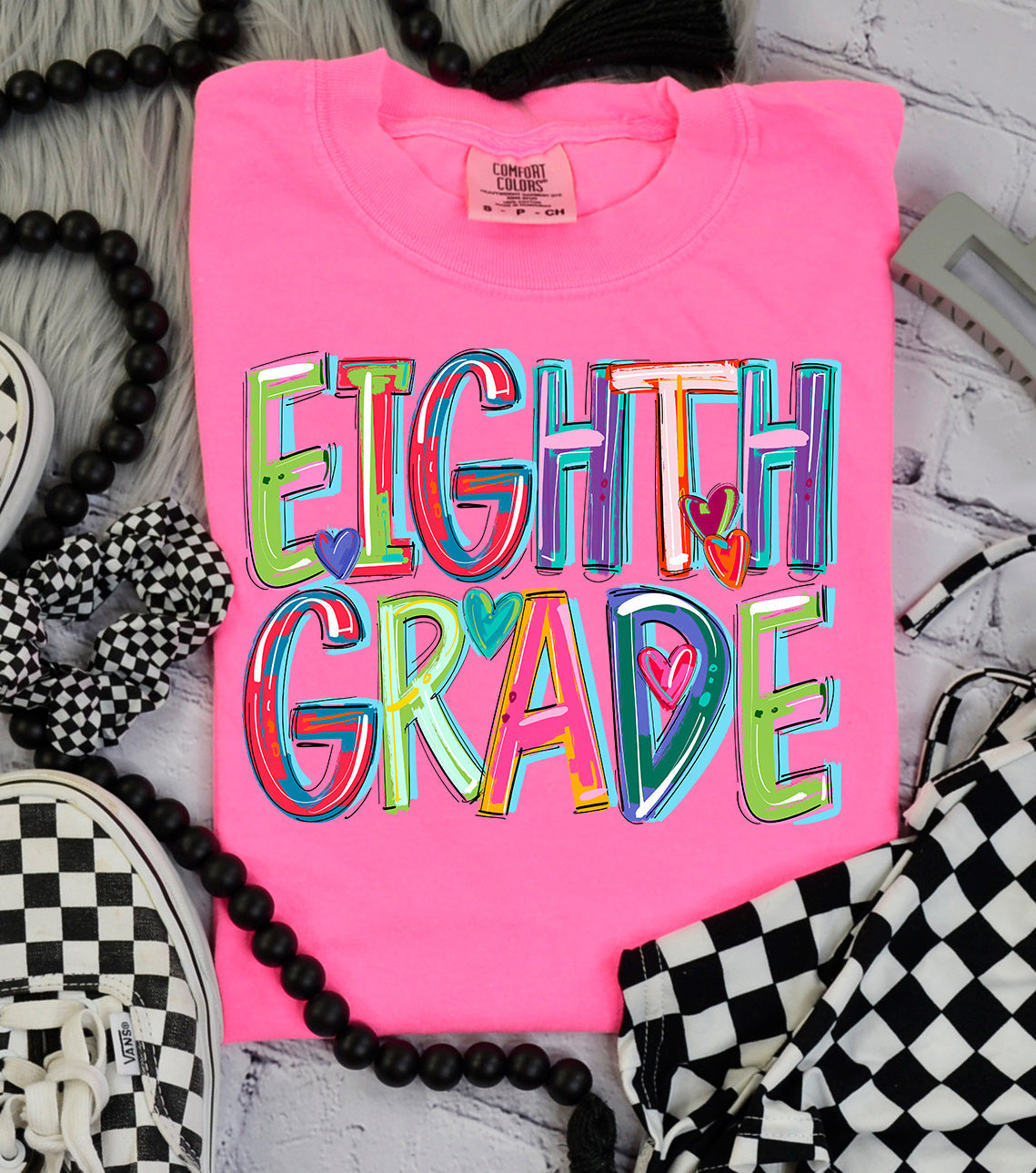 Eighth Grade Cheery Bright-Lovie T Designs