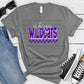 El Dorado Wildcats Purple White Grunge-Lovie T Designs