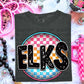 Elks Neon Circle Mascots-Lovie T Designs