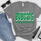 Eunice Bobcats White Green Grunge-Lovie T Designs