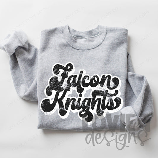 Falcon Knights Black Retro Font
