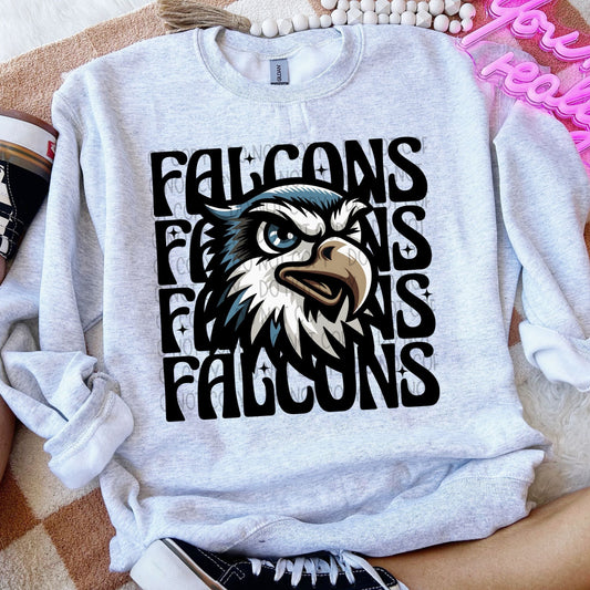 Falcons Winking Mascot-Lovie T Designs