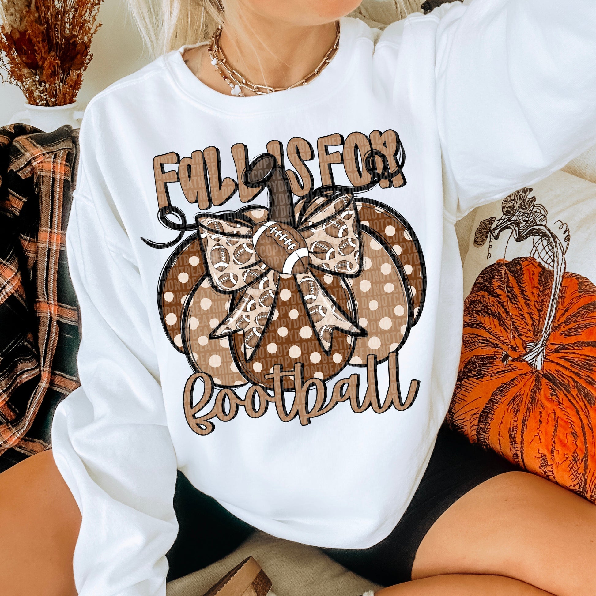 Fall Is For Football-Lovie T Designs