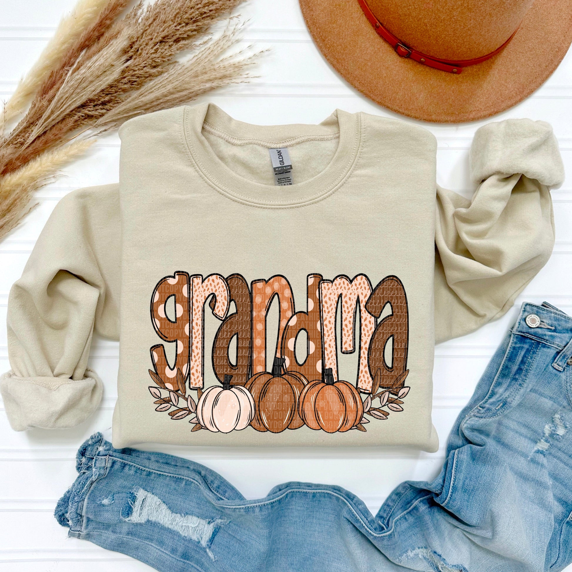 Fall Name Grandma-Lovie T Designs