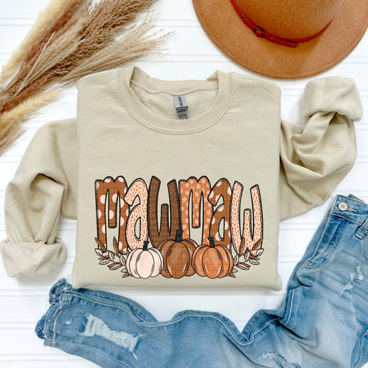 Fall Name Mawmaw-Lovie T Designs