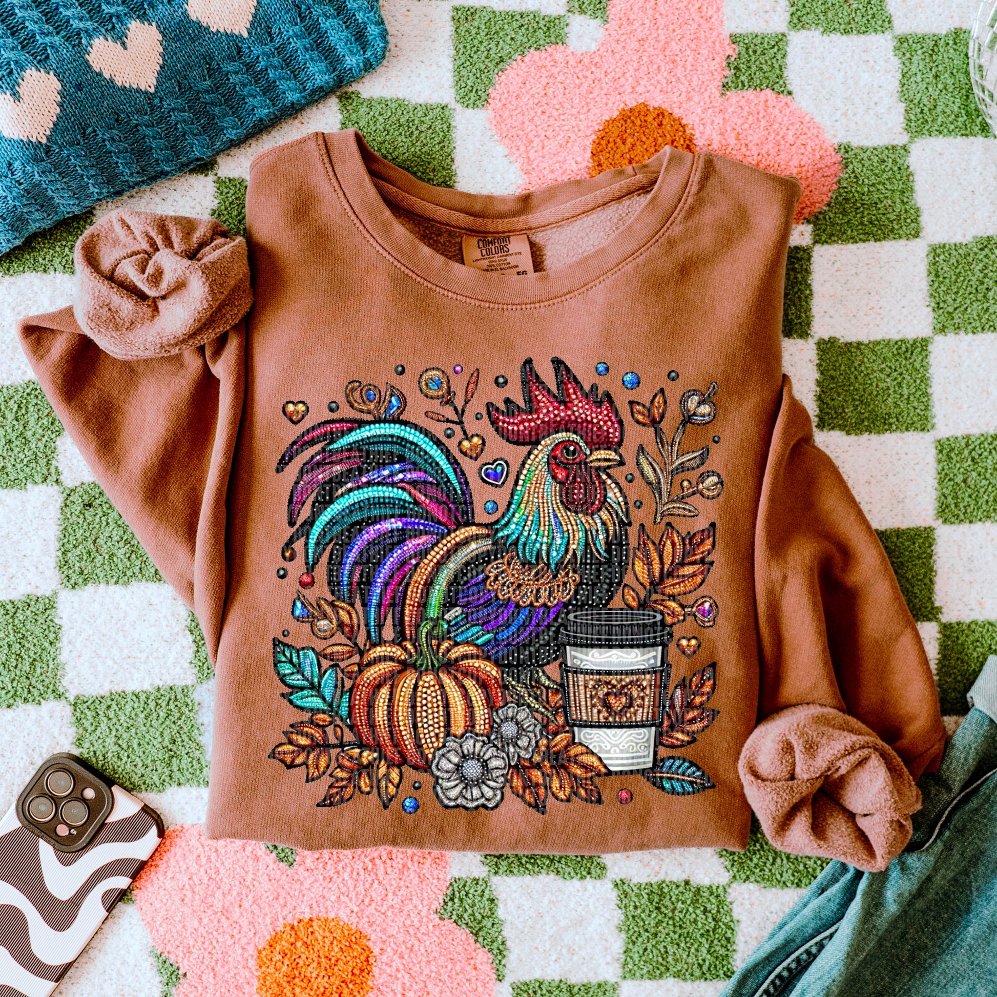 Fall Rooster-Lovie T Designs