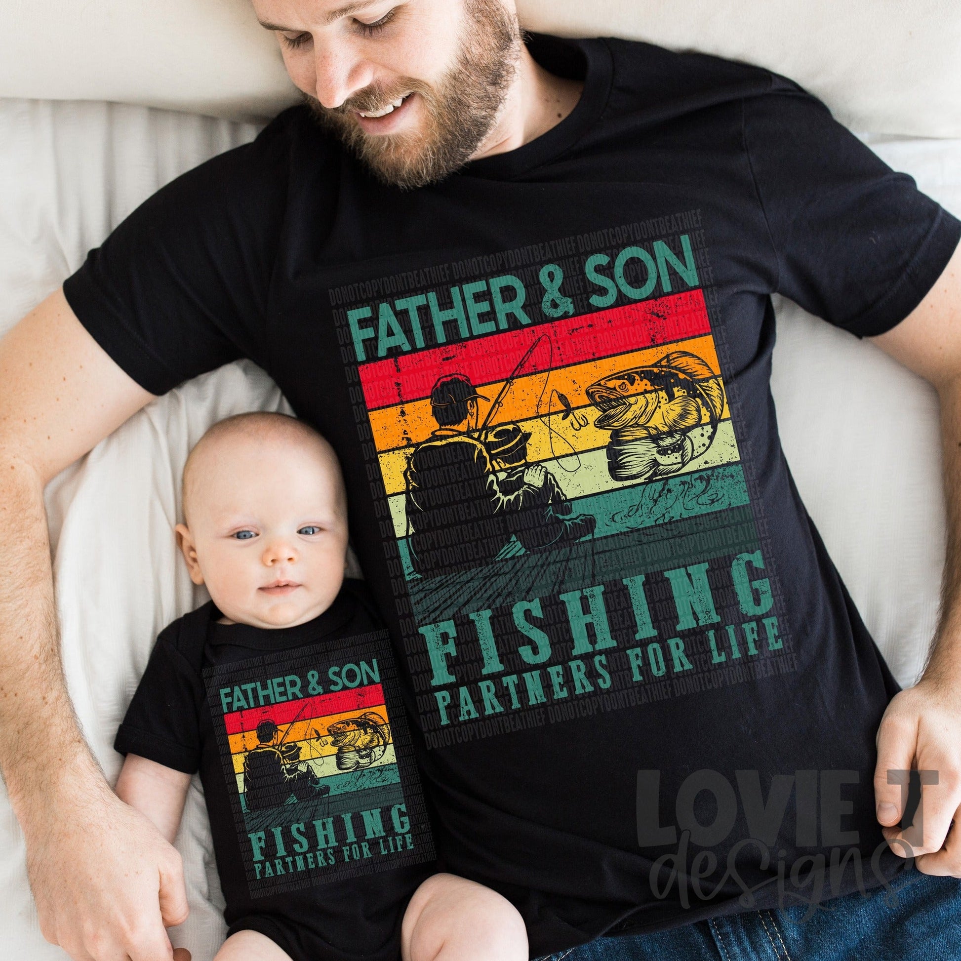Father & Son Fishing Partners For Life