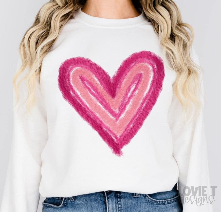 Faux Yarn Heart-Lovie T Designs