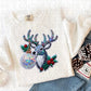 Faux Embroidery Reindeer 2