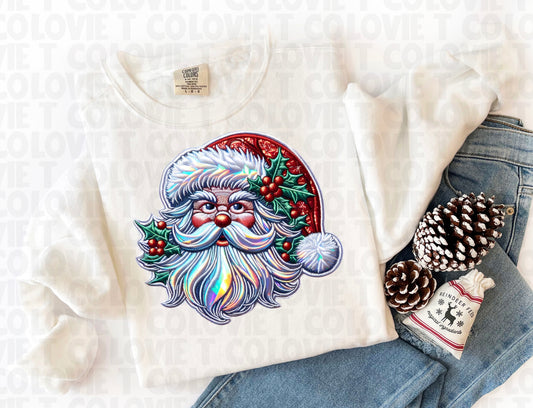 Faux Embroidery Santa 10-Lovie T Designs