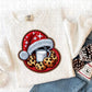 Faux Embroidery Santa Plate