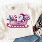 Faux Embroidery Santa Sleigh 4