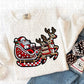 Faux Embroidery Santa Sleigh 5