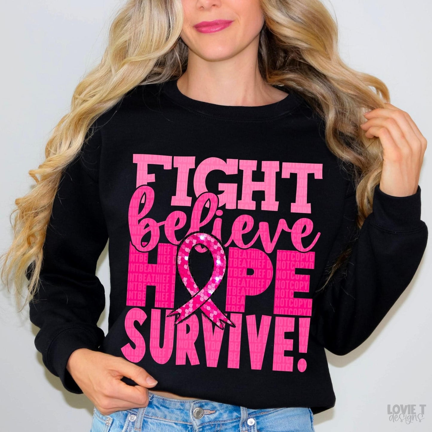 Fight Believe Hope Survive-Lovie T Designs