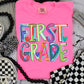 First Grade Cheery Bright-Lovie T Designs