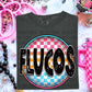 Flucos Neon Circle Mascots-Lovie T Designs