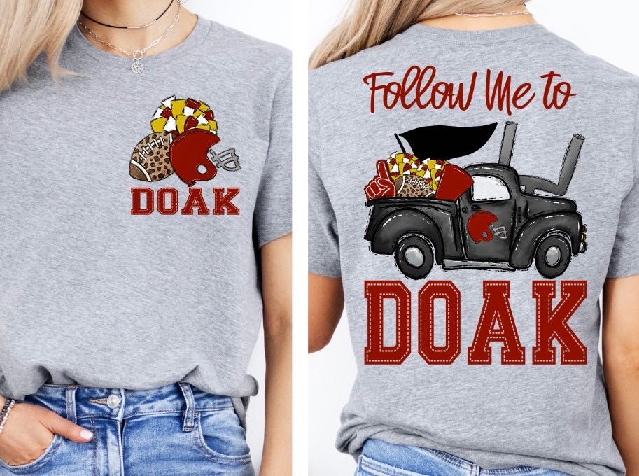 Follow Me To Doak Front & Back-Lovie T Designs