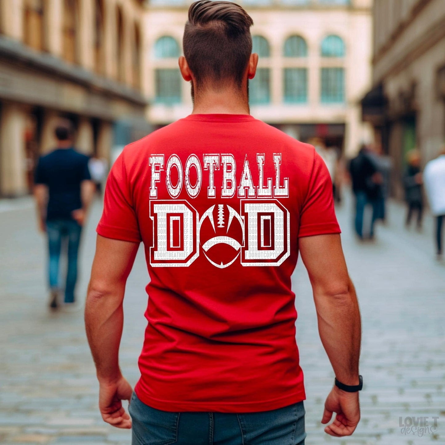 Football Dad-Lovie T Designs