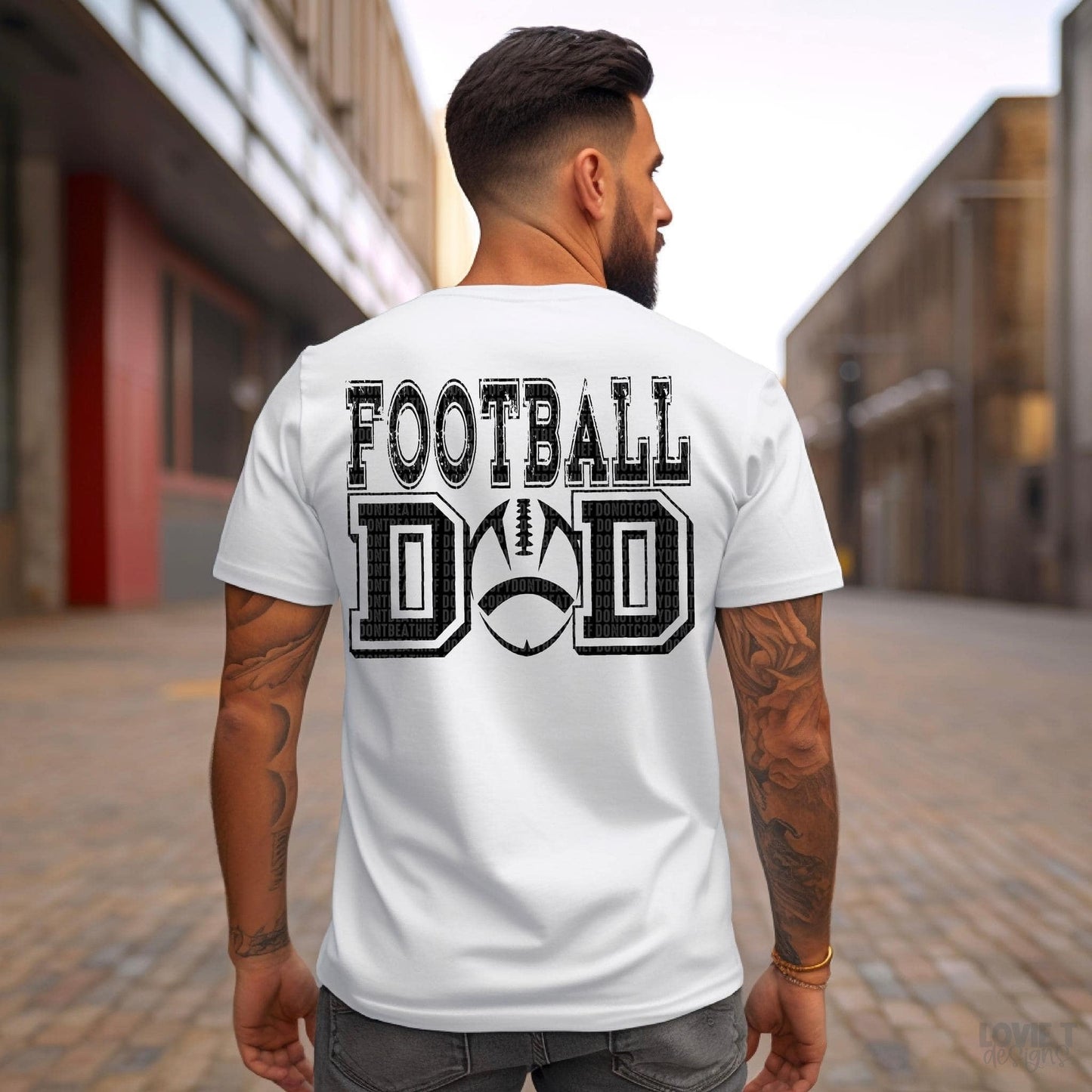 Football Dad-Lovie T Designs